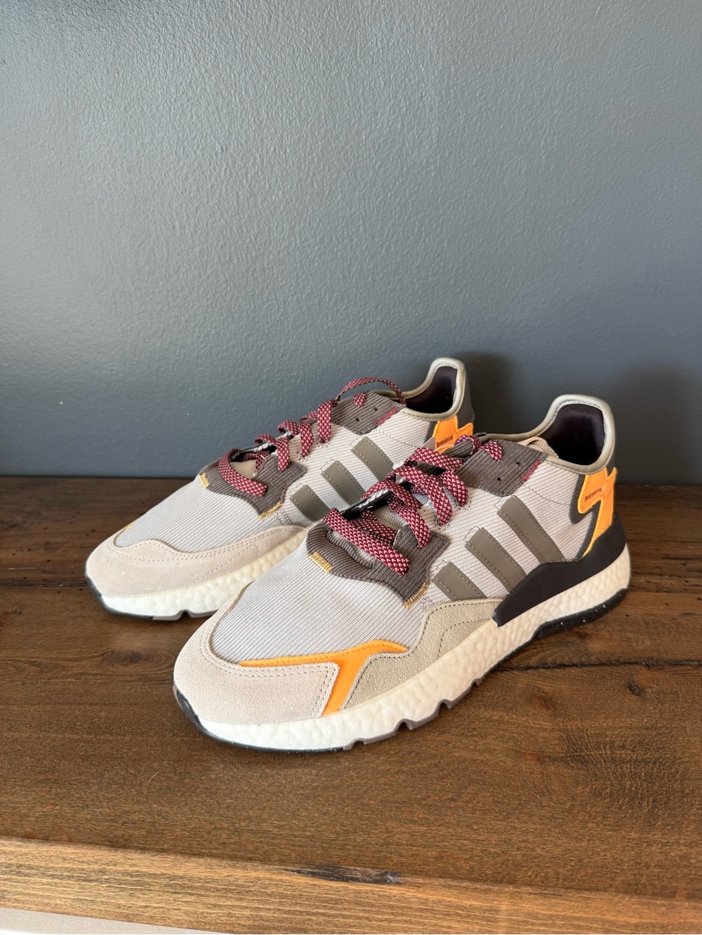 Adidas Nite Jogger Men’s Sneakers - Clear Granite Gold